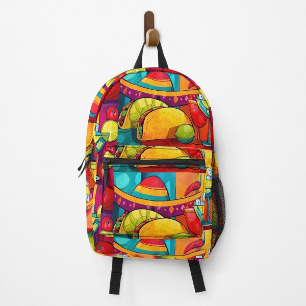 Item preview, Cinco de Mayo Fiesta with Sombrero Tacos Margarita and Chili Peppers in a Colorful Celebration designed and sold by OlfactoART Studio.