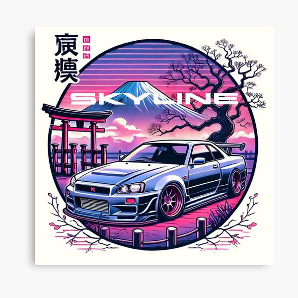 Item preview, R34 GTR Japanese Sky  designed and sold by TheArtOfCar.