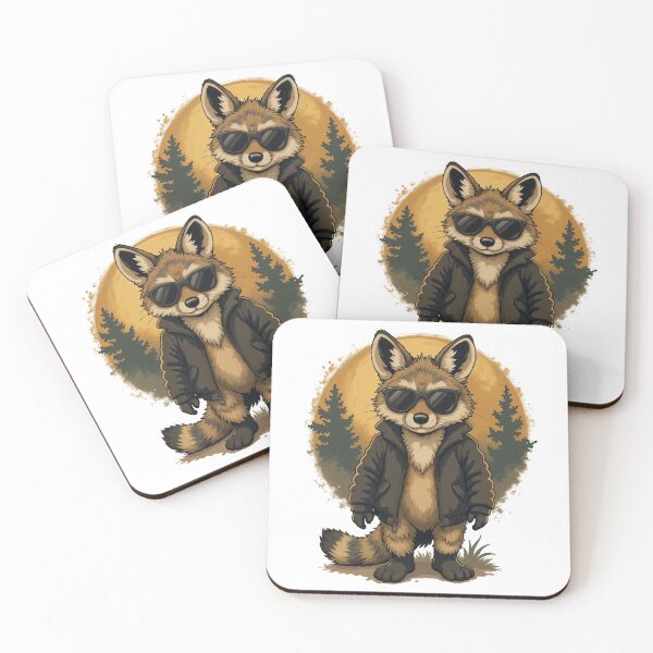 Item preview, Stylish Aardwolf Sunset - Cool and Nature-Inspired Design designed and sold by latelierdechris.
