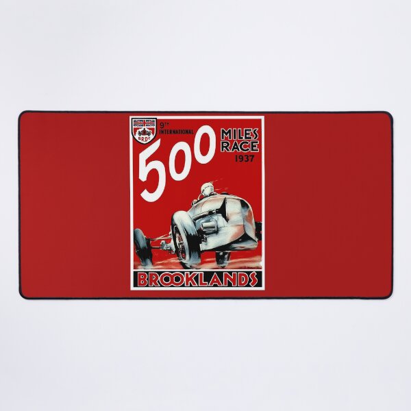 Item preview, Brooklands Vintage 1937 United Kingdom Automobile Racing Advertising Print designed and sold by posterbobs.