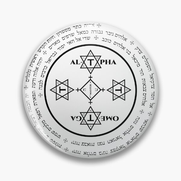 Item preview, The Magical Circle of Solomon (Black on White) designed and sold by Sawset.