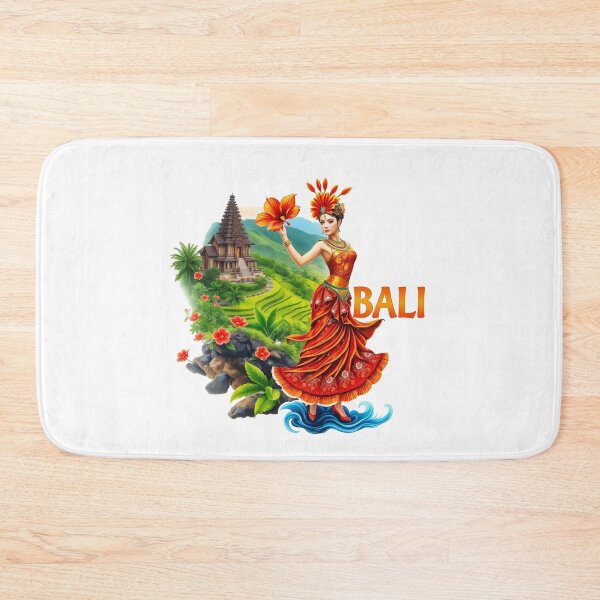 Item preview, Bali Paradise - Cultural and Scenic Illustration designed and sold by latelierdechris.