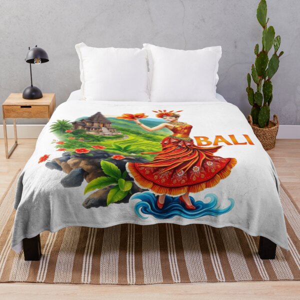 Item preview, Bali Paradise - Cultural and Scenic Illustration designed and sold by latelierdechris.