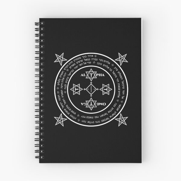 Item preview, The Magical Circle of Solomon (White on Black) designed and sold by Sawset.