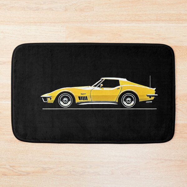 Artikelvorschau, Gelbe Vette C3 entworfen und verkauft von TheArtOfCar.