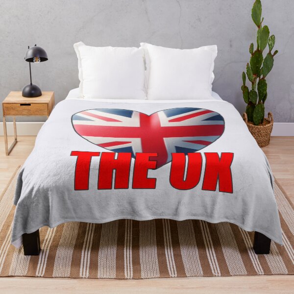 Item preview, Heart-shaped UK flag design, perfect for patriotic fans designed and sold by hardingcarl2.