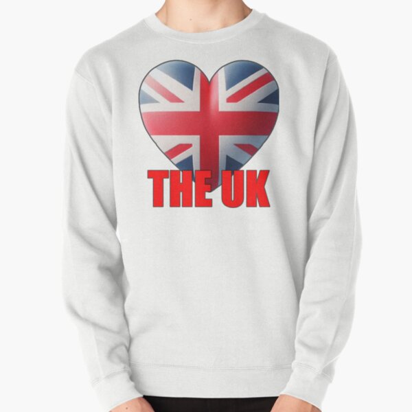 Item preview, Heart-shaped UK flag design, perfect for patriotic fans designed and sold by hardingcarl2.