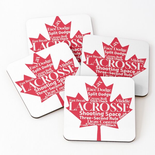 Aperçu de l'œuvre Lacrosse Maple Leaf créée et vendue par Shamrock Gear Store.