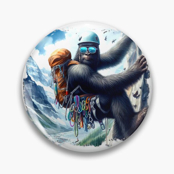 Artikelvorschau, Bigfoot beim Klettern entworfen und verkauft von NativeGraffix.