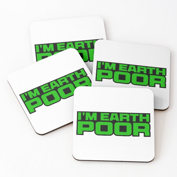 Item preview, I'm Earth Poor designed and sold by the-craft-shop.