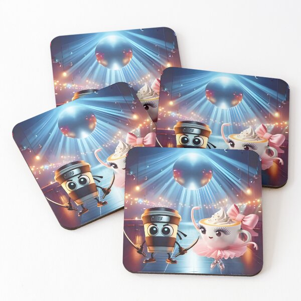 Item preview, Ballerina Cappucina and Cappuccino Assassino together- brainrot meme designed and sold by EmeraldeaArt.