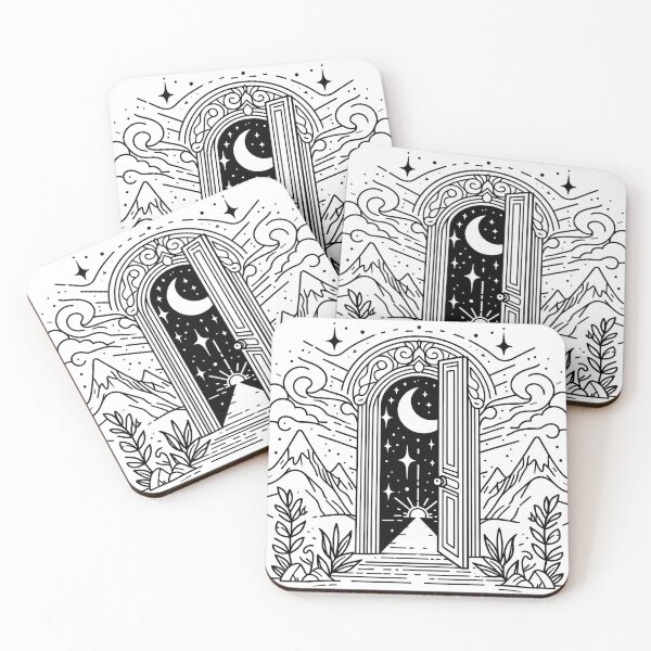 Item preview, Star Portal at Night Sky designed and sold by ArtsyWishesShop.