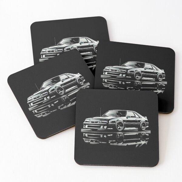 Item preview, Black Fox Mustang  designed and sold by TheArtOfCar.