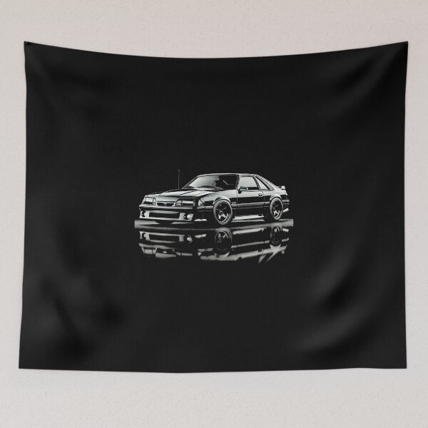 Item preview, Black Fox Mustang  designed and sold by TheArtOfCar.