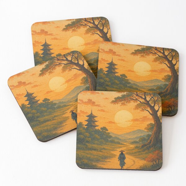 Item preview, Lonely Wanderer - Returning Home in the Evening Light designed and sold by M-Masterpieces.