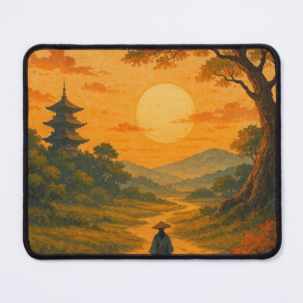 Item preview, Lonely Wanderer - Returning Home in the Evening Light designed and sold by M-Masterpieces.
