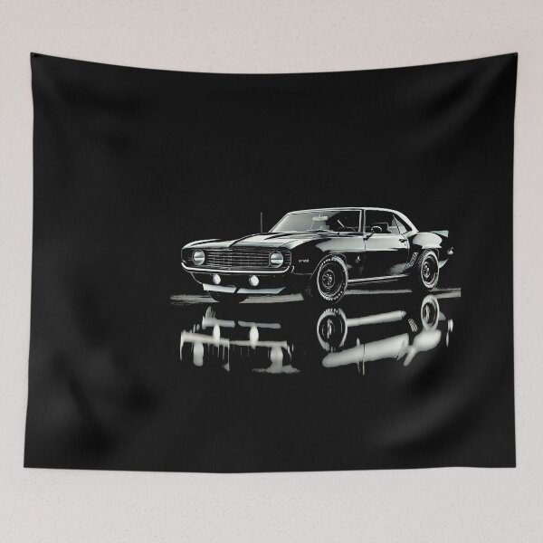 Item preview, Black 69 Camaro  designed and sold by TheArtOfCar.