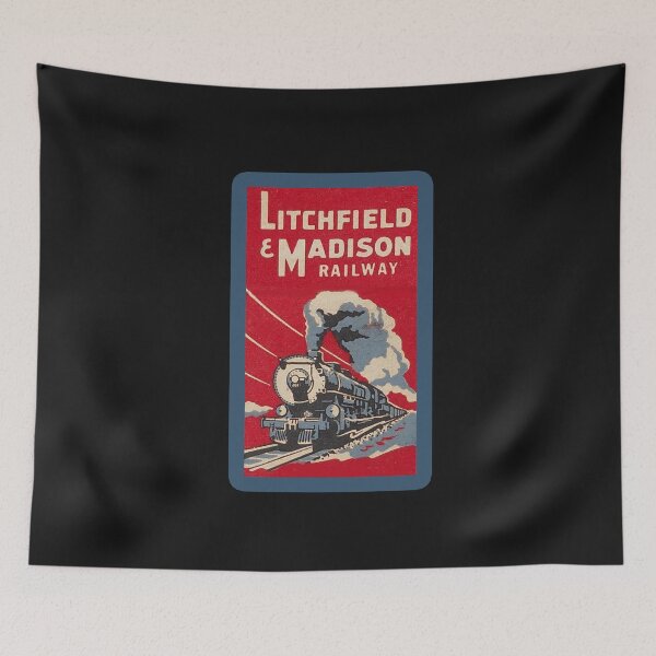 Item preview, Vintage Litchfield and Madison Railway designed and sold by QuayTradingCo.