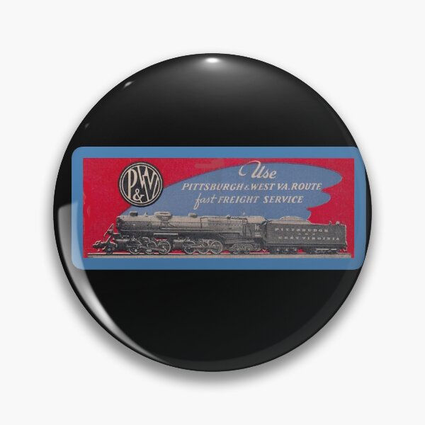 Item preview, Vintage Pittsburgh and West Virginia Railroad designed and sold by QuayTradingCo.