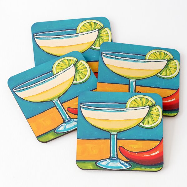 Item preview, Raise a Glass to Cinco de Mayo with a Zesty Lime Cocktail and Fiery Red Chili Pepper designed and sold by OlfactoART Studio.