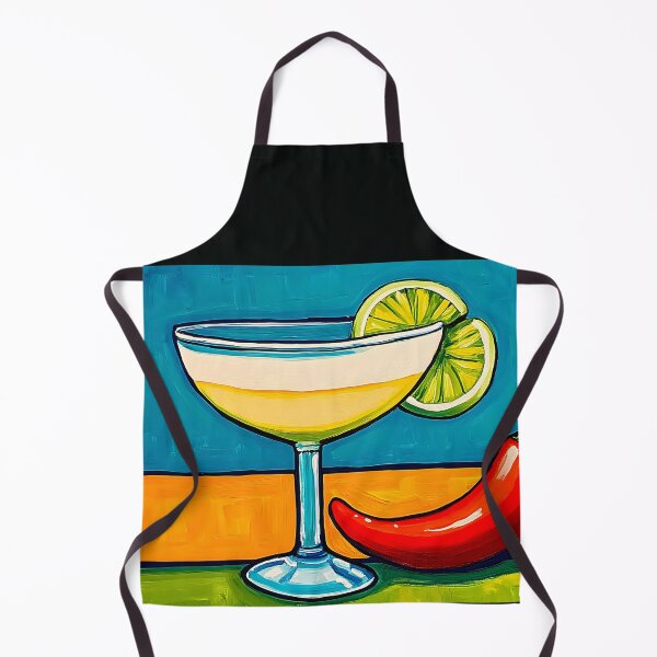 Item preview, Raise a Glass to Cinco de Mayo with a Zesty Lime Cocktail and Fiery Red Chili Pepper designed and sold by OlfactoART Studio.