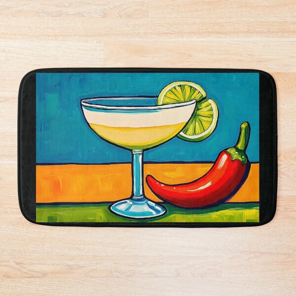 Item preview, Raise a Glass to Cinco de Mayo with a Zesty Lime Cocktail and Fiery Red Chili Pepper designed and sold by OlfactoART Studio.