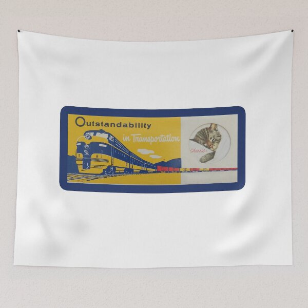Item preview, Vintage Chesapeake and Ohio Railroad - Outstandability designed and sold by QuayTradingCo.