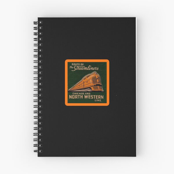 Item preview, Vintage Chicago and Northwestern Line - Route Of The Streamliners designed and sold by QuayTradingCo.