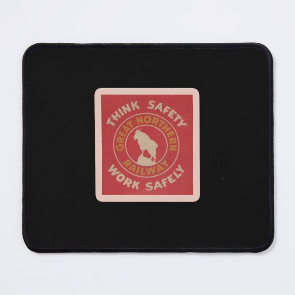 Item preview, Vintage Great Northern Railway - Think Safety, Work Safely designed and sold by QuayTradingCo.