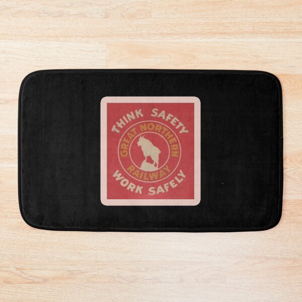 Item preview, Vintage Great Northern Railway - Think Safety, Work Safely designed and sold by QuayTradingCo.