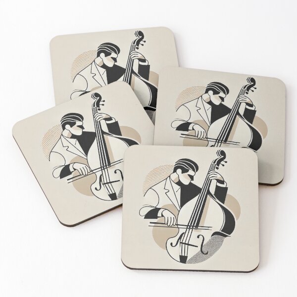 Item preview, Double bass player designed and sold by Jhevva.