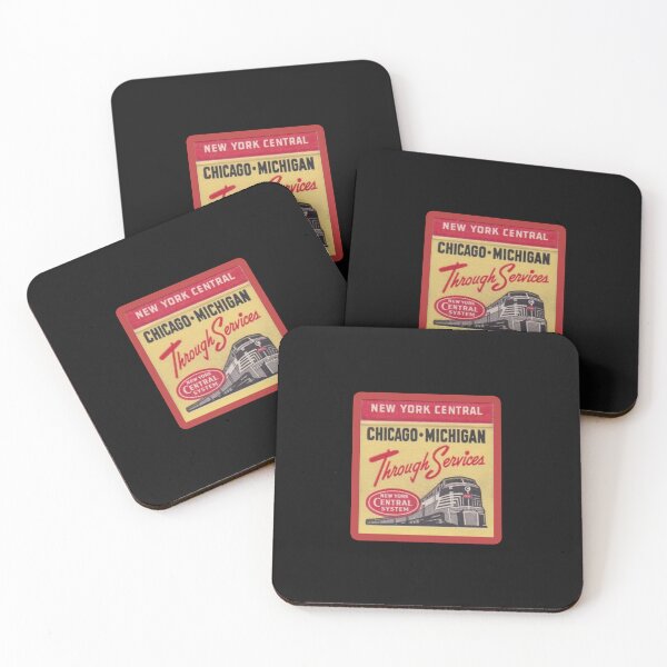 Item preview, Vintage New York Central Railroad - Through Services  designed and sold by QuayTradingCo.