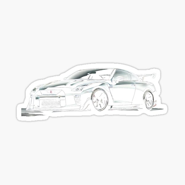 Item preview, Black R35 GTR  designed and sold by TheArtOfCar.