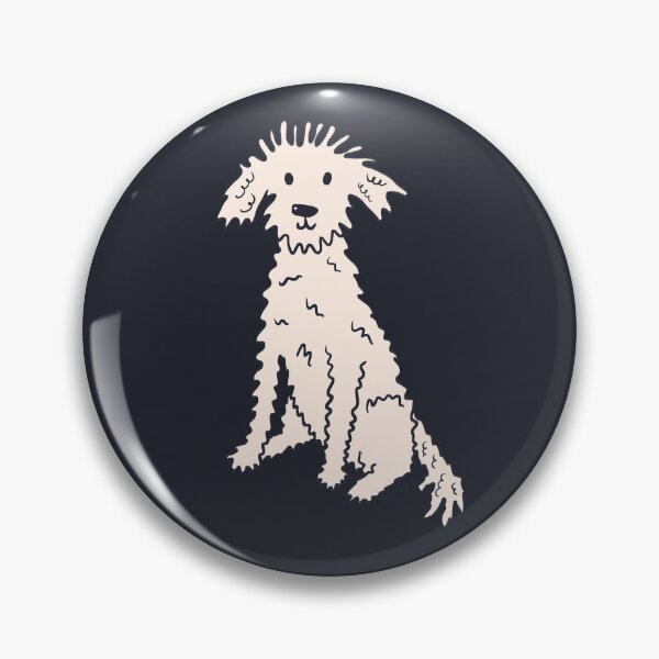 Item preview, Starry dog on black designed and sold by SaryandSaff.