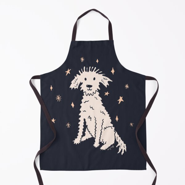 Item preview, Starry dog on black designed and sold by SaryandSaff.