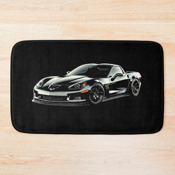 Item preview, Black C6 Vette  designed and sold by TheArtOfCar.