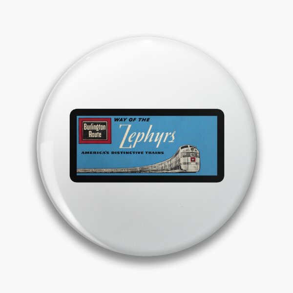 Item preview, Vintage Burlington Railroad Zephyrs - California Zephyr designed and sold by QuayTradingCo.
