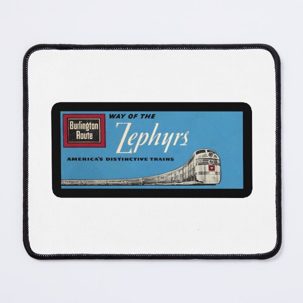 Item preview, Vintage Burlington Railroad Zephyrs - California Zephyr designed and sold by QuayTradingCo.