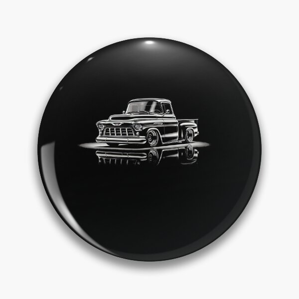 Item preview, Black 56 Chevy Truck  designed and sold by TheArtOfCar.