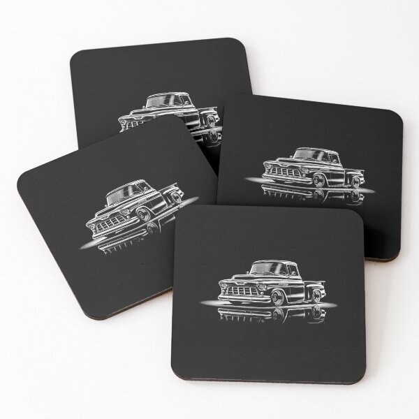 Item preview, Black 56 Chevy Truck  designed and sold by TheArtOfCar.