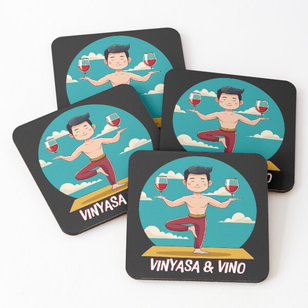 Item preview, Vinyasa & Vino designed and sold by TShirt Witt.