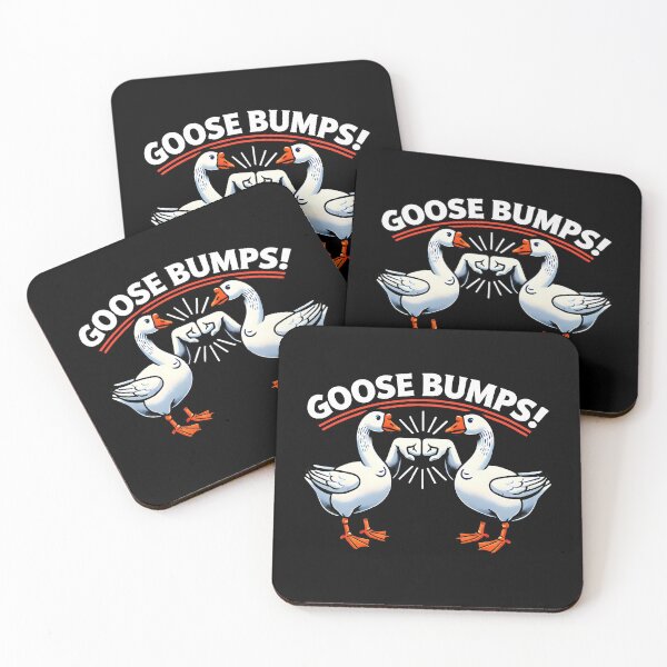 Item preview, Funny Goose Bumps Pun Cartoon Goose Fist Bump Design designed and sold by DrawHandArt.