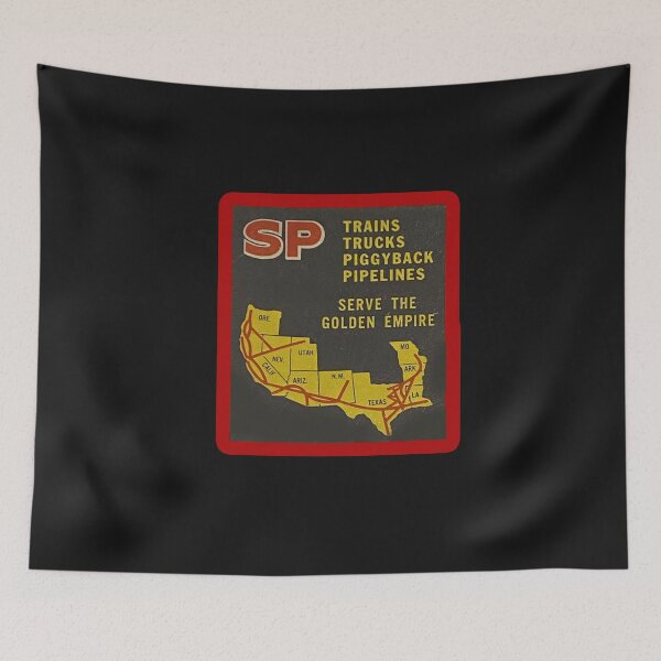 Item preview, Vintage Southern Pacific Railroad - Serve The Golden Empire designed and sold by QuayTradingCo.
