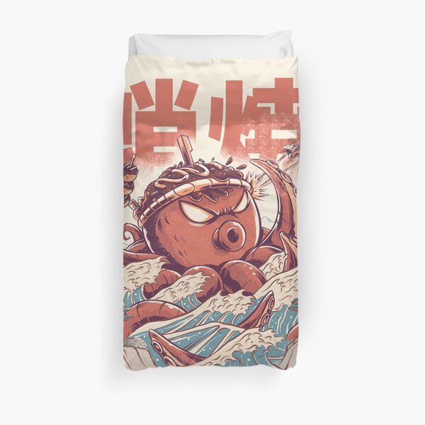 Takoyaki Attack Duvet Cover