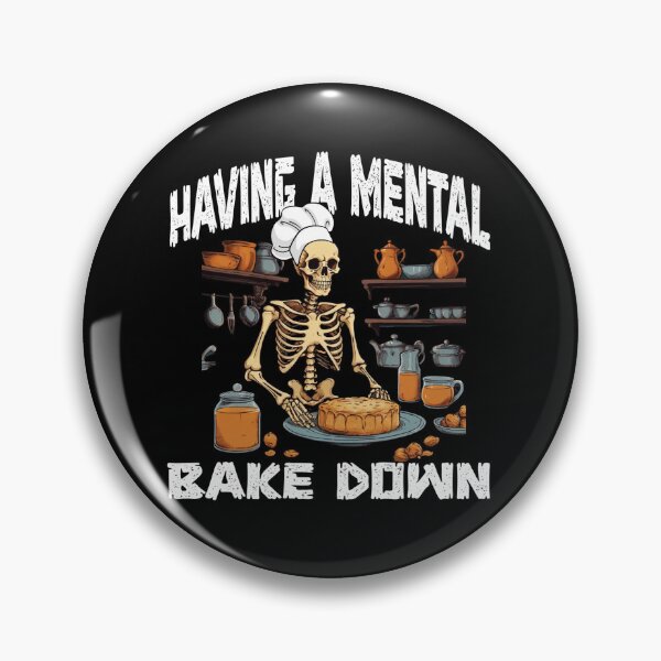 Item preview, Funny Skeleton Baker Having A Mental Bake Down Baking Lover designed and sold by ZACK ART.
