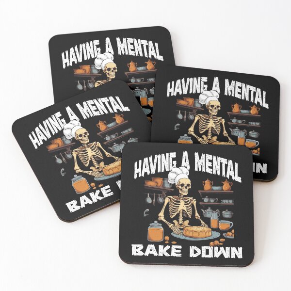 Item preview, Funny Skeleton Baker Having A Mental Bake Down Baking Lover designed and sold by ZACK ART.