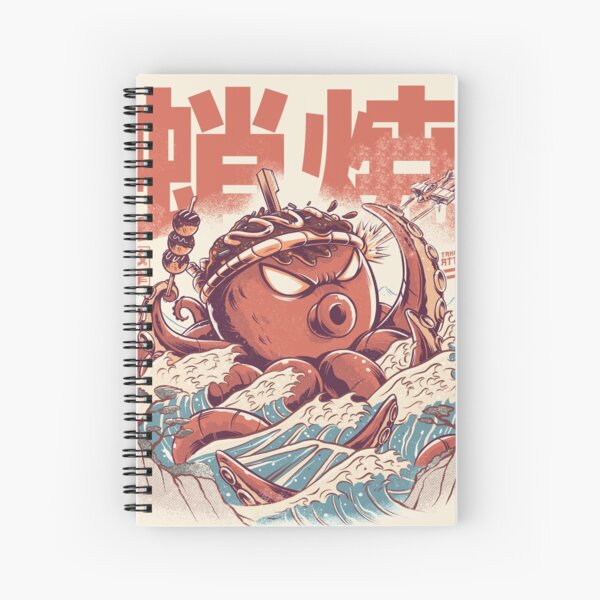 Takoyaki Attack Spiral Notebook