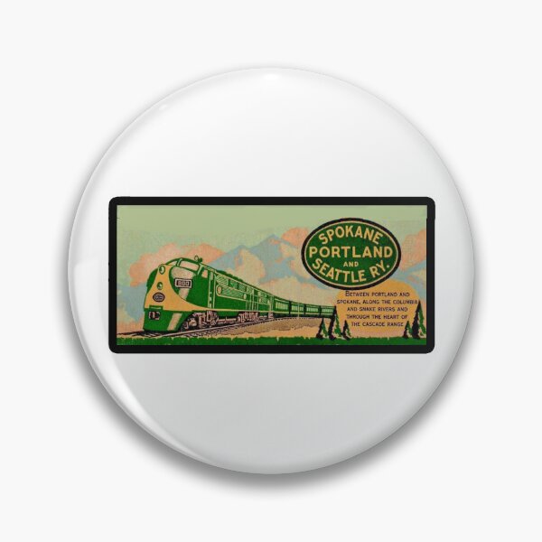 Item preview, Vintage Spokane Portland and Seattle Railroad  designed and sold by QuayTradingCo.