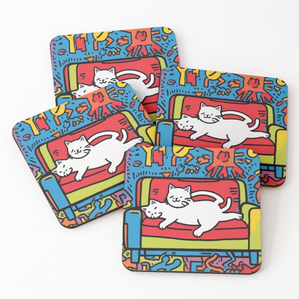Item preview, Pop Art Cats – Cozy Couch Companions designed and sold by Artitude Studio.