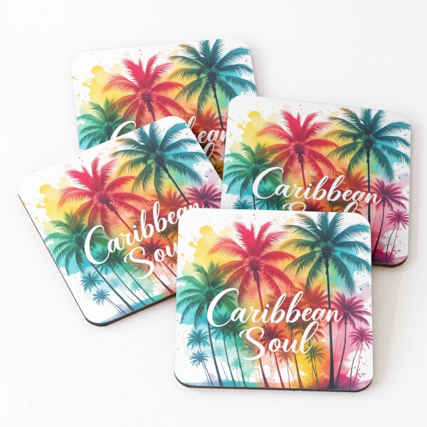 Item preview, Caribbean Soul Vibes - Relaxing Tropical Getaway Design designed and sold by ZENTIO.